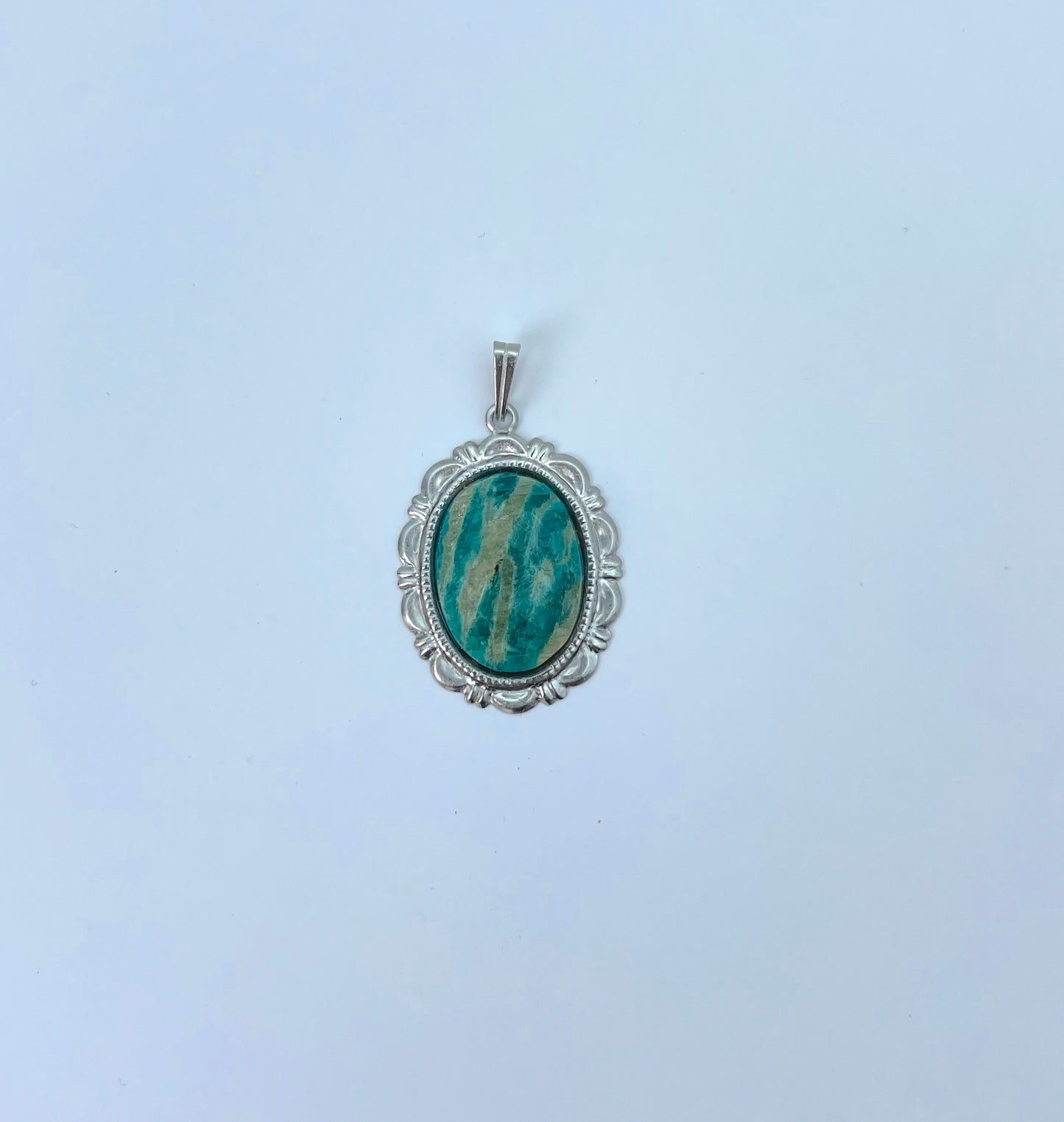 Pendentif Lumiglamour Amazonite zébrée