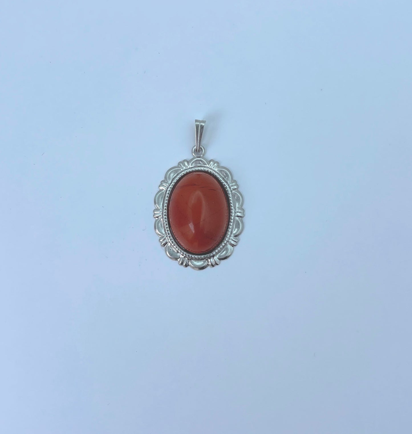 Pendentif Lumiglamour Jaspe rouge