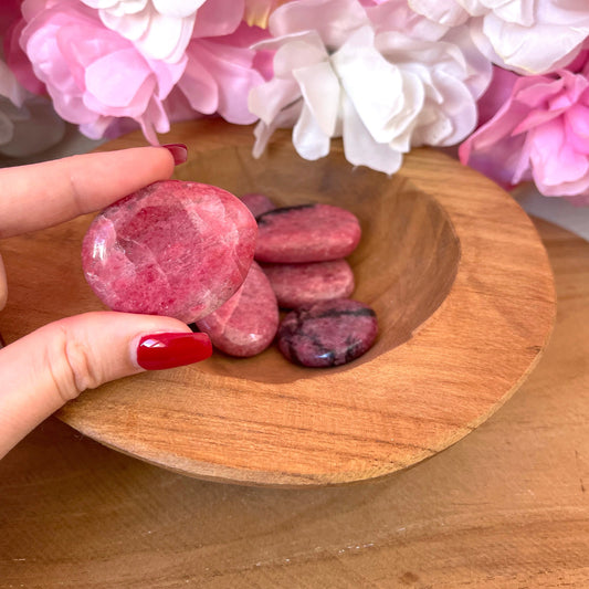 Rhodonite pierre plate