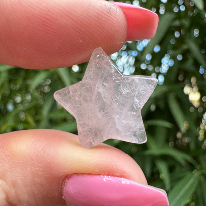 Étoile quartz rose