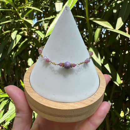 Bracelet lumiélégance amour et lâcher-prise