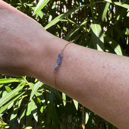 Bracelet lumitanzanite