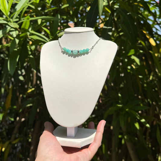Collier Lumidivine amazonite