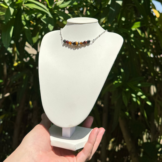 Collier lumidivine triple oeil